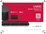 Предварительный просмотр 1 страницы Vizio M-Series Elevate 5.1.2 User Manual