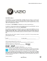 Preview for 1 page of Vizio M190MV User Manual