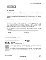 Preview for 1 page of Vizio M190VA User Manual