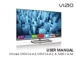 Preview for 1 page of Vizio M651d-A2R User Manual