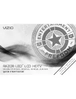 Vizio Razor E261VA Quick Start Manual preview