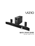 Предварительный просмотр 1 страницы Vizio S5451w-C2 Quick Start Manual