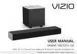 Vizio SB2021n-G6 User Manual preview