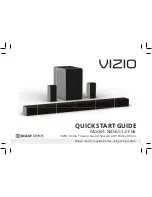 Vizio SB36512-F6E Quick Start Manual preview