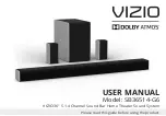 Preview for 1 page of Vizio SB36514-G6 User Manual