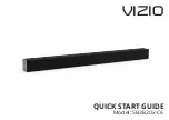 Preview for 1 page of Vizio SB3820 C6 Series Quick Start Manual