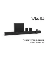 Preview for 1 page of Vizio SB4451-C0 Quick Start Manual