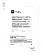 Preview for 1 page of Vizio SV422XVT User Manual