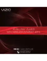 Preview for 1 page of Vizio VBR333 Quick Start Manual