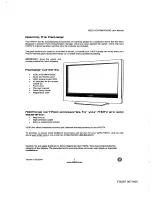 Preview for 7 page of Vizio VO370M - 37" LCD TV User Manual