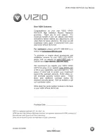 Preview for 1 page of Vizio VP422 HDTV10A User Manual