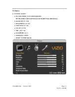 Предварительный просмотр 9 страницы Vizio VU37L HDTV10A Service Manual