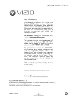 Vizio VW26LHDTV10F User Manual preview