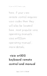 Preview for 19 page of Vizio Xrt302 Manual