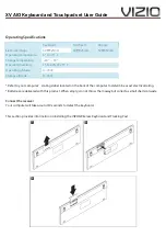 Preview for 7 page of Vizio XV AIO User Manual