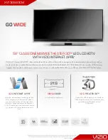 Vizio XVT3D580CM Datasheet preview