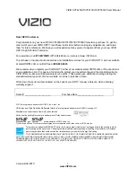 Preview for 1 page of Vizio XVT423SV User Manual