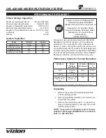 Preview for 6 page of Vizion UFL-420 series Owner'S Manual