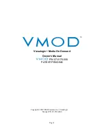 Vizualogic VMOD Owner'S Manual предпросмотр