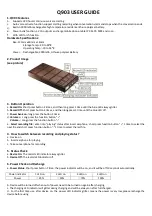 Preview for 1 page of Vjoy Car Q903 User Manual