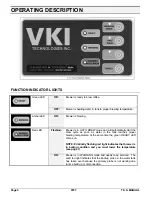 Preview for 4 page of VKI Technologies 145-3 Operating And Service Manual