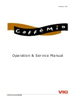 VKI Technologies CAFFE MIO Operation & Service Manual предпросмотр