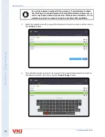 Предварительный просмотр 42 страницы VKI Technologies Eccellenza touch Operation Manual