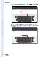 Предварительный просмотр 50 страницы VKI Technologies Eccellenza touch Operation Manual