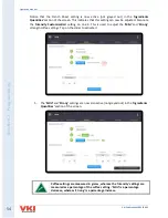 Предварительный просмотр 54 страницы VKI Technologies Eccellenza touch Operation Manual