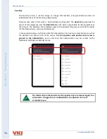 Предварительный просмотр 70 страницы VKI Technologies Eccellenza touch Operation Manual