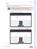 Предварительный просмотр 73 страницы VKI Technologies Eccellenza touch Operation Manual