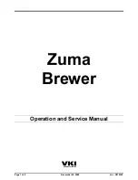 VKI Technologies Zuma Operation And Service Manual preview