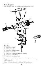 Предварительный просмотр 3 страницы VKP Brands Kitchen Crop VKP1248 Instruction Manual