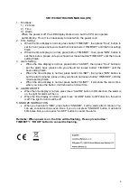 Предварительный просмотр 4 страницы vlahova SB1709 Instruction Manual