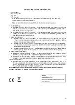 Предварительный просмотр 5 страницы vlahova SB1709 Instruction Manual