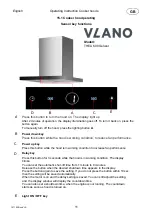 Preview for 26 page of Vlano Alpha 600 TC INOX Installation & User'S Instructions