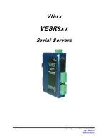 Vlinx Serial Servers Vlinx VESR9xx User Manual preview