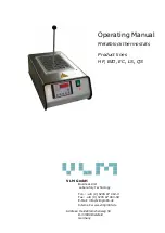 VLM BIO-1F Operating Manual preview