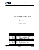 Preview for 1 page of Vlsi VS1000+1003 User Manual