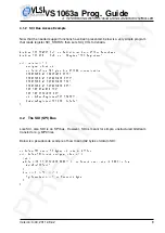 Preview for 9 page of Vlsi VS1063a Programmer'S Manual