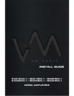 Preview for 1 page of VM Audio ECD1200.1 Install Manual