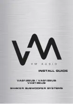 Предварительный просмотр 1 страницы VM Audio VAS12SUB Install Manual