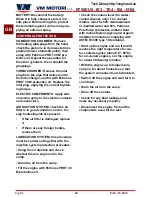 Preview for 28 page of VM Motori R754EU5 Instruction Manual