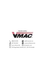 Предварительный просмотр 112 страницы Vmac G300004 Installation, Owners And Service Manual