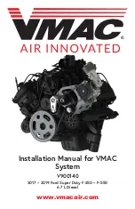 Preview for 1 page of Vmac V900140 Installation Manual