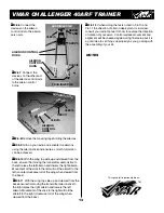 Предварительный просмотр 13 страницы Vmar Challenger 40ARF Trainer Assembly And Operation Manual