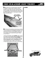 Предварительный просмотр 15 страницы Vmar Challenger 40ARF Trainer Assembly And Operation Manual