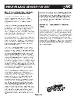 Preview for 10 page of Vmar DEHAVILLAND BEAVER 120 ARF Assembly And Operation Manual