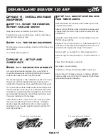 Preview for 17 page of Vmar DEHAVILLAND BEAVER 120 ARF Assembly And Operation Manual