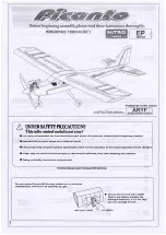 Preview for 1 page of Vmar Picanto EP Assembly Instructions Manual